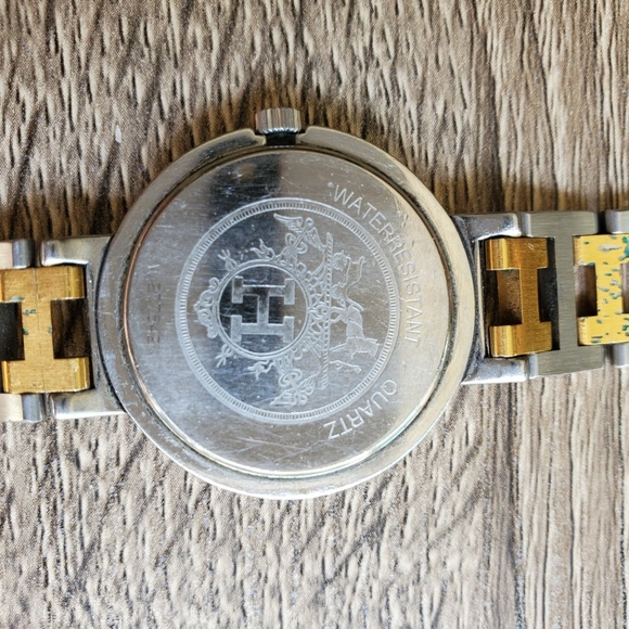 Hermes Vintage Clipper Quartz 2-Tone Ladies Watch main image 4